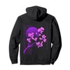 Japanese Sakura Cherry Blossoms Vaporwave Synthwave Outrun Pullover Hoodie