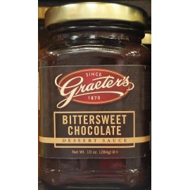 Arvesa Graeter's Bittersweet Chocolate Dessert Sauce 10 oz (Pack of 2)