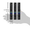 SunGrow Betta Stick-on Sticker Thermometers, 5.2 x 0.7 Inches, Green