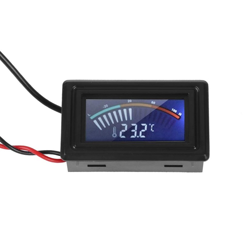 Socobeta Temperature Meter PC Water Cooling System Pointer Display Thermometer