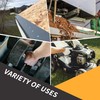 TEKDOE 3/8 Inch Thick Neoprene Rubber Strips and Heavy-Duty Solid