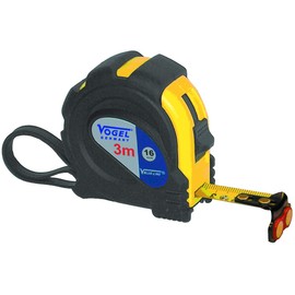 Pocket Tape, 3 Mtr. mm/cm grad., 16 mm width, with clip, magnetic hook