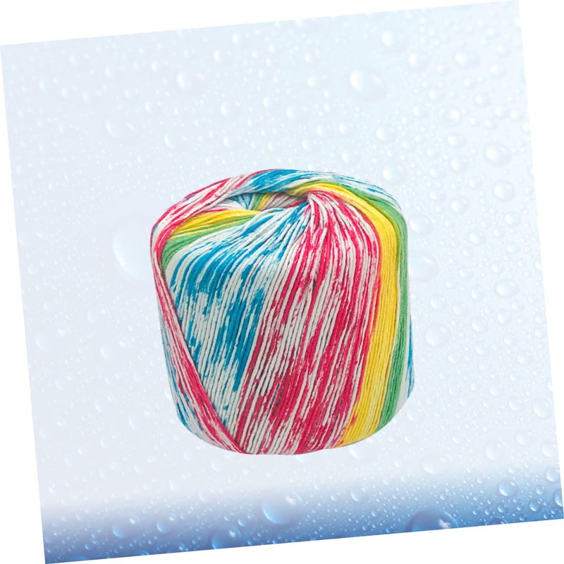 DOITOOL 1roll Gradient Cotton Yarn for Knitting Dyed Crochet Thread