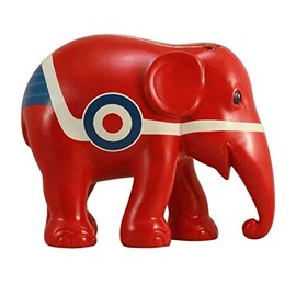 ELEPHANT PARADE Limited Edition Replica Elephant - Red Arrows (10cm)