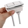 HOMSFOU Buttons Dual Flush Button Toilet Push Button Toilet Water-Saving