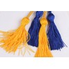 UIALECG Double Graduation Honor Cords - Royal Blue and Gold,68"
