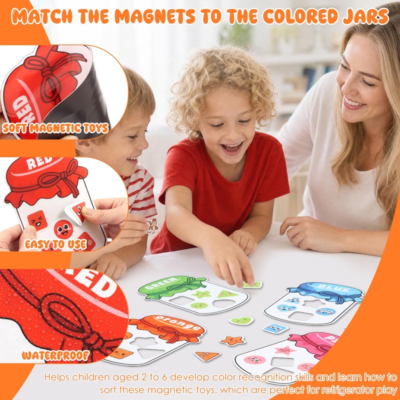 GWCYMYD Magnetic Colour Sorting Toys, 16 x 12 cm Educational