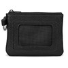 Otto Angelino Genuine Leather Zip ID Card Holder with Wrist