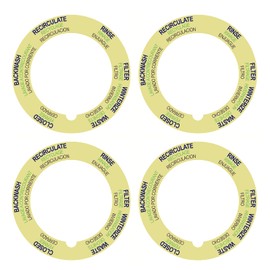 GRONGU 272599 Pool Sand Filter Valve Label Compatible with Pentair Tagelus Pool and Spa Sand Filters,Top Mount Valve Sticker Fit for Pentair Pool Filter Valve Model 261130,262504,262505,262506,4 Pack