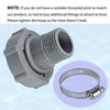 SALGIA Swimming Pool Drain Set, Pool Hose Adapter, Hose Connector