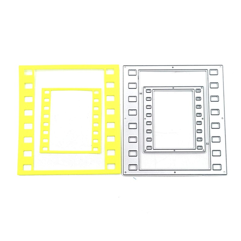 MinnowXY Rectangular Frame Metal Cutting Die e Punch Stencils Embossing