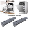 Pack of 4 Rear Basket Caps for Dishwasher 1880580400 Compatible
