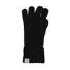 CASH-MERE.CH Elegant 100% cashmere gloves with pattern, touchscreen suitable for