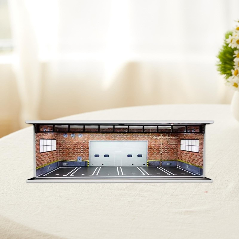 Perfeclan 1:64 Scale Model Car Display Case Protective Cover Illuminated