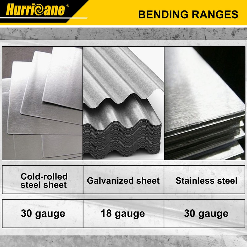 HURRICANE 24 Inch Folding Tool, Sheet Metal Bending Tool for