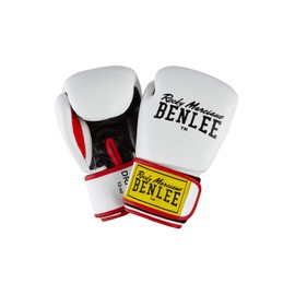 Benlee Rocky Marciano Unisex - Adult Draco Leather Boxing Glove, White/Black/Red, 16 oz