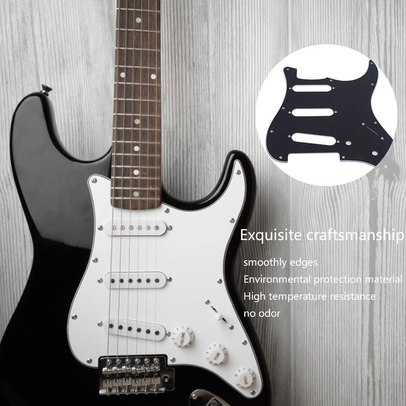 Electric Guitar Pickguard 11 Hole Mirror Surface for FD Musical