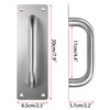 Sumnacon Stainless Steel Door Handle, 4 Pack Pull Push Handle