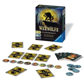 Ravensburger 26703 3 "Werewolves Full Moon Night Game,Blue