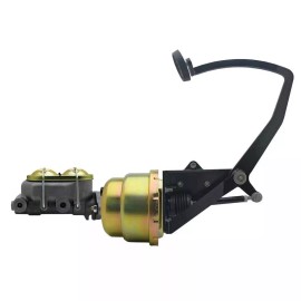 Unbranded Frame Mount 7'' Dual Power Brake Pedal Assembly Fits 1955-59 Chevy Truck