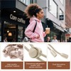 6PCS Adjustable Hair Ties, Afro Puff Satin Hair Tie Elastics
