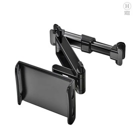 홀더 길이조절 차량용 뒷좌석 태블릿 스마트폰 거치대 흔들림없는 360도 회전 Adjustable Holder for Car Backseat Tablet and Smartphone Stand, Stable 360-Degree Rotation