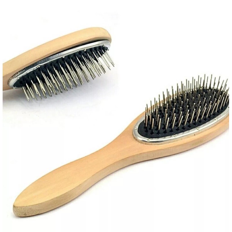 Ari Cepillo Madera Para Extensiones De Cabello Grande 2pzs