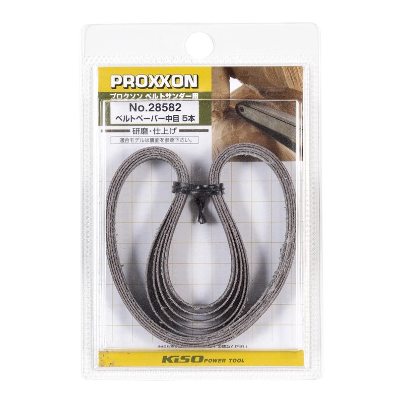 PROXXON No.28582 Replacement Belt Paper for Micro Belt Sanders, Medium