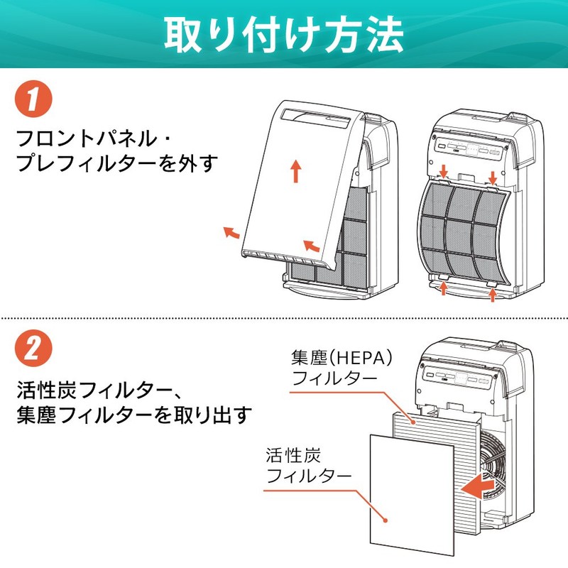 Iris Ohyama Humidification Air Purifier, Dust Bag Filter HXF – a25hf