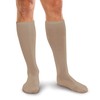 Core-Spun Firm 30-40mmHg Support Short Knee High Socks (Khaki, XL