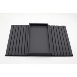 Wood Armrest Tray, Foldable Couches Clip Shelf Table on Recliner Arm，a Wooden Iniversal Cup Rest