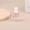 2 Pcs of 1ml Dropper Bottle, Bottles with Dropper, glass