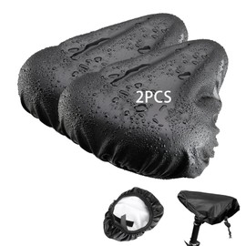 CZN Piece Saddle Cover Waterproof Bicycle Saddle Cover Set Bicycle Saddle Cover in Universal Size, Bicycle Saddle Protector Rain Cover Sun Protection Tear-Resistant Cover for Mountain Bike Mountain
