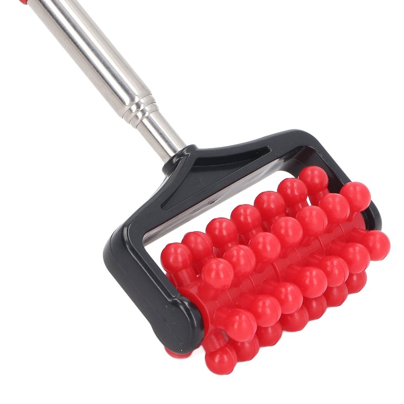 2pcs Telescopic Back Massage Roller Stainless Steel Rolling Back Massager