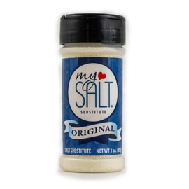 MySALT – Tastes Like Salt, Not a Substitute – Sodium-Free Salt Substitute with Clean Label Nutrients for Cooking & Table Use – 3 oz