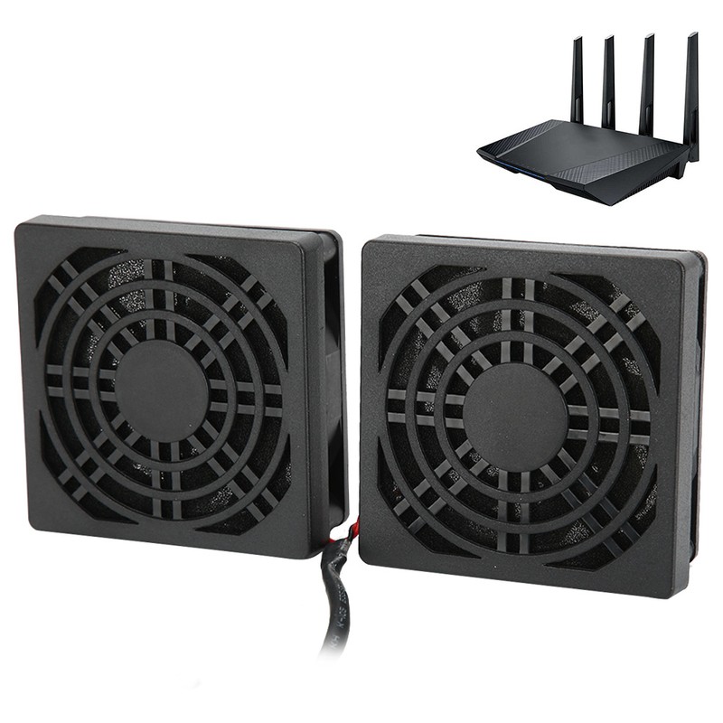 Computer Router Fan with Dust Cover USB Power Heat Dissipation