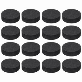 MECCANIXITY 16 Pcs Single Sided Speaker Isolation Feet Pads, 30mmx10mm Non Slip Foam Shock Absorption Base Pad Amplifier Stand Feet Mat for Speaker HiFi Home Theater Sound System, Black