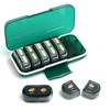 Codcaw Weekly Pill Organizer 2 Times a Day, Moisture-Proof, Detachable