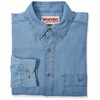 Wrangler Men’s Rugged Wear Basic One Pocket Denim Shirt