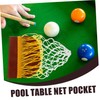 WOONEKY 6Pcs Billiard Table Pocket Drop Ball Net Durable Wear
