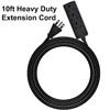 PowGrow Power Strip, 14AWG NEMA 6-15P 10ft Long Power Extension