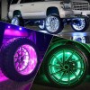 Gearzaar 4x15.5'' RGB Wheel Ring Lights LED Light For Truck