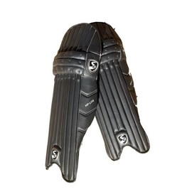 SG Cricket HP LITE Premium Right Handed Batting Leg Guards - Adult Size , Black Color