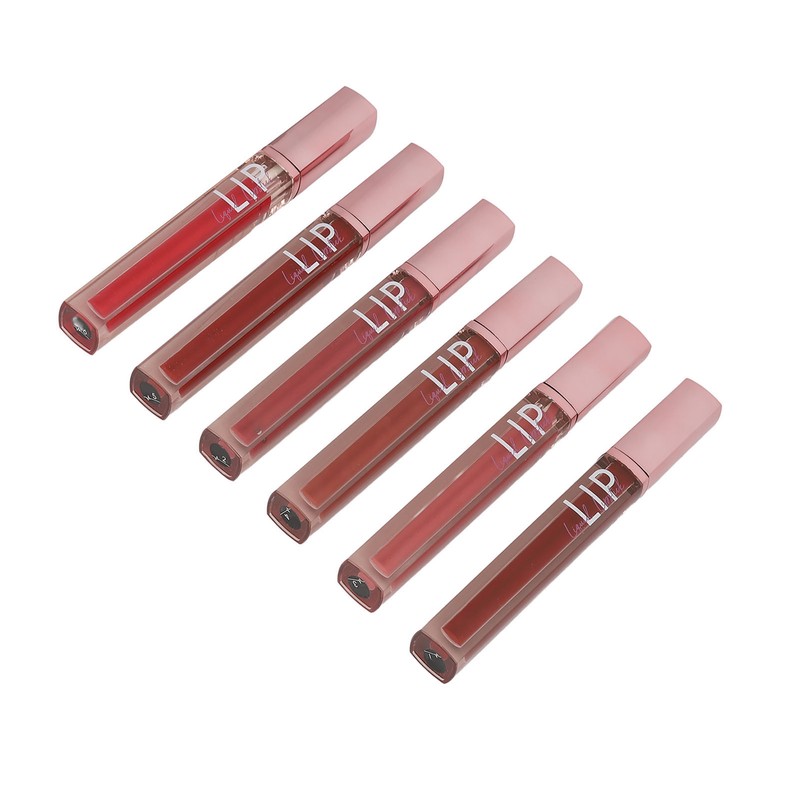 6Pcs Lip Gloss Set 6 Colors Hydrating Nourishing Long Lasting
