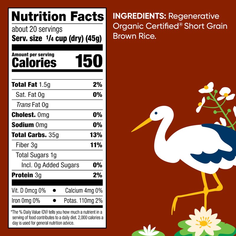 Lundberg Family Farms - Organic Brown Short Grain Rice, Subtle