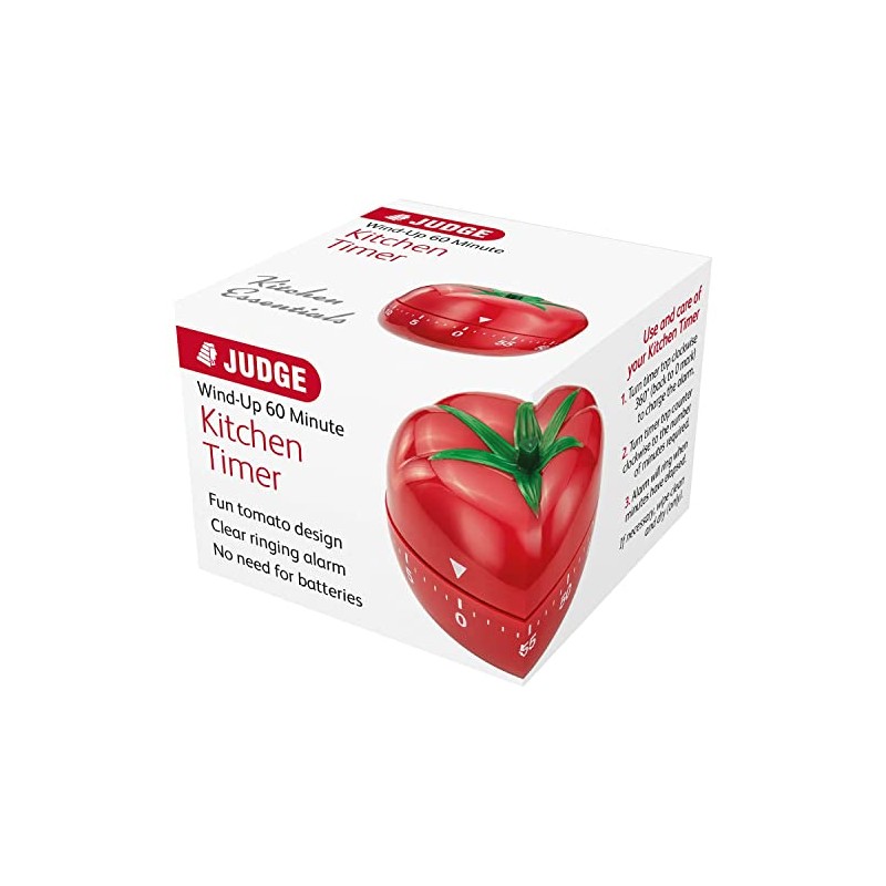 Judge Tomato Kitchen Timer TC336 60 Minute Wind Up Cooking