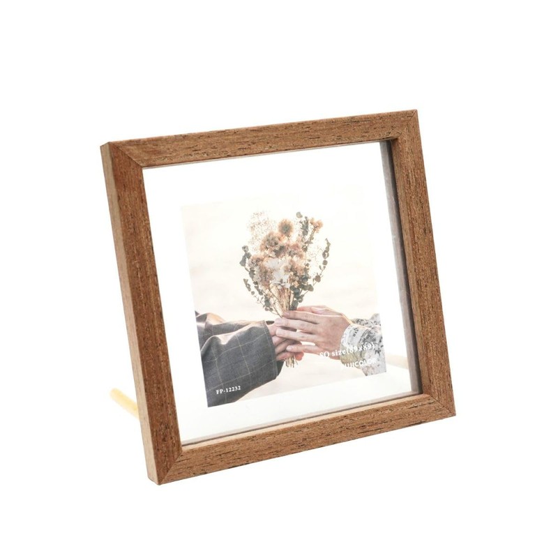 Fuji Color 408519 Flowy Frame, SQ BR Square, Brown x
