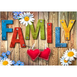 VETPW 5D DIY Diamond Painting Set, Painting by Numbers, Letter, Flower, DIY Full Diamond Pasted Painting Rhinestone Embroidery Cross Stitch Art Craft Diamond for Home Wall Wall Decoration (30 x 40 cm)