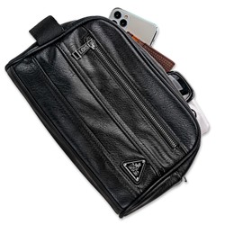 Lois - Toiletry Bag Men's Toiletry Bag Women's Toiletry Bag Wash Bag – Practical, High Quality and Versatile Use, black, Classic