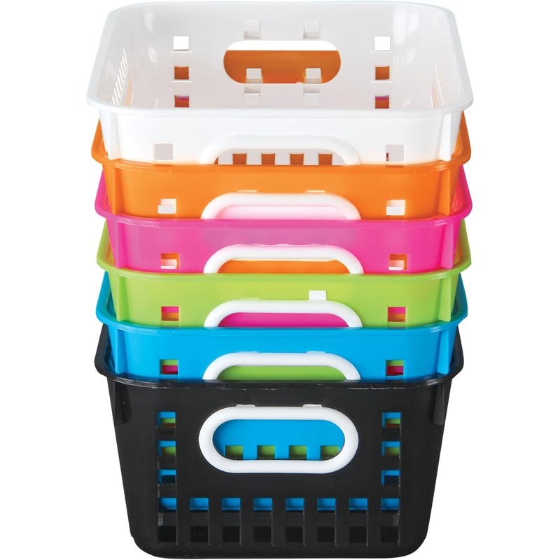 Really Good Stuff - 164316 Plastic Storage Baskets for Classroom